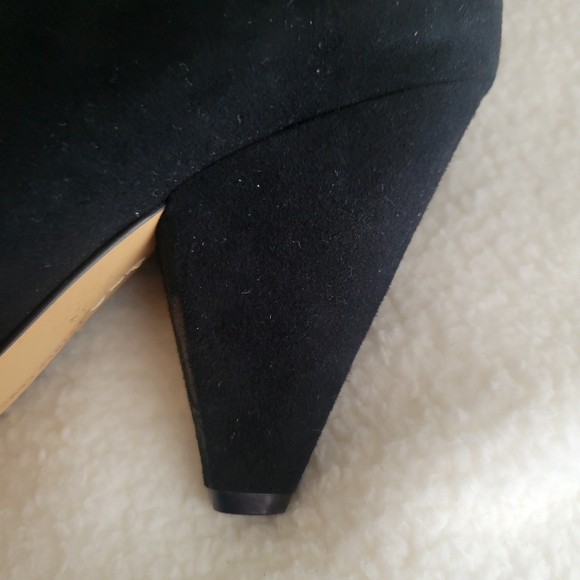 Vince Camuto Black suede boots Size 10 - Picture 4 of 6